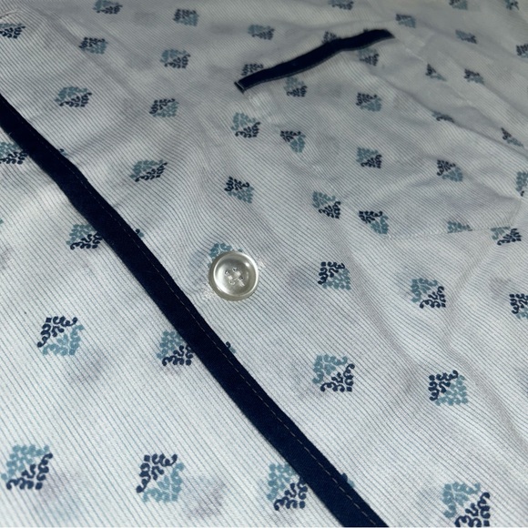 Fruit of the Loom Vintage Short Sleeve Knee Length Pajama Set - Size Large - Picture 8 of 14